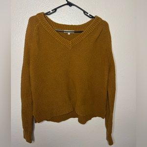 Madewell knit fall pull over V neck sweater SIZE: S